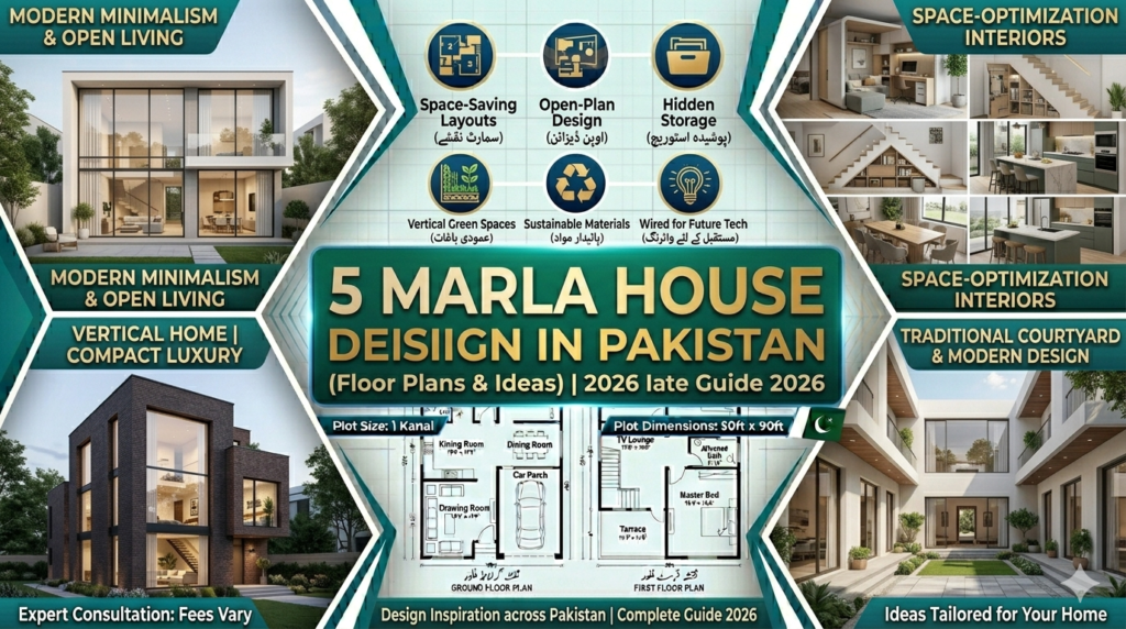 5 Marla House Design in Pakistan | Floor Plans & Ideas [2026]