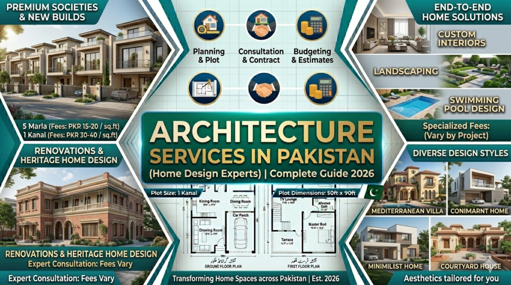 Residential Architecture Services in Pakistan | Home Design Experts 2026