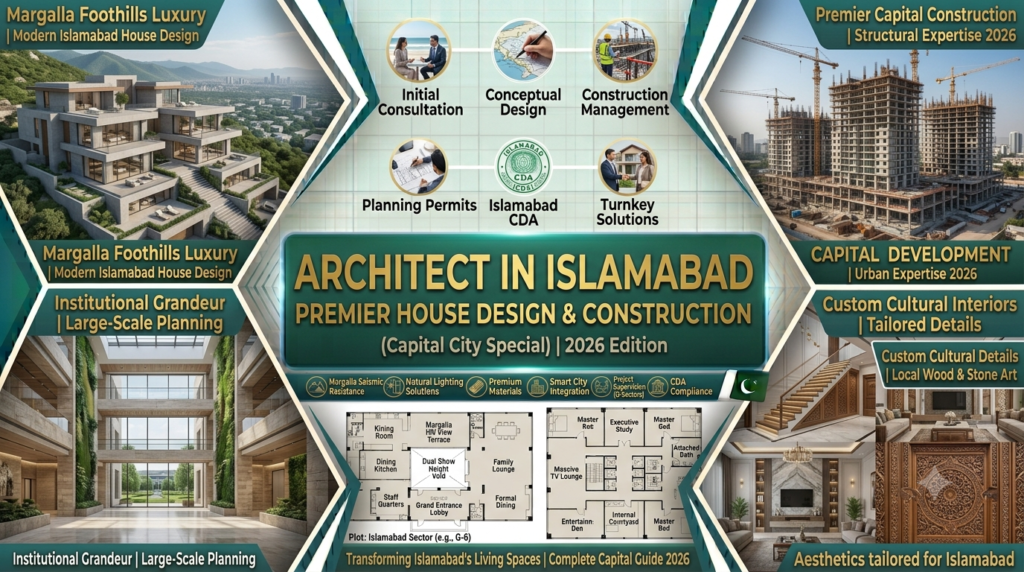 Architect in Islamabad: CDA Approved House Design & Architecture Services 2026