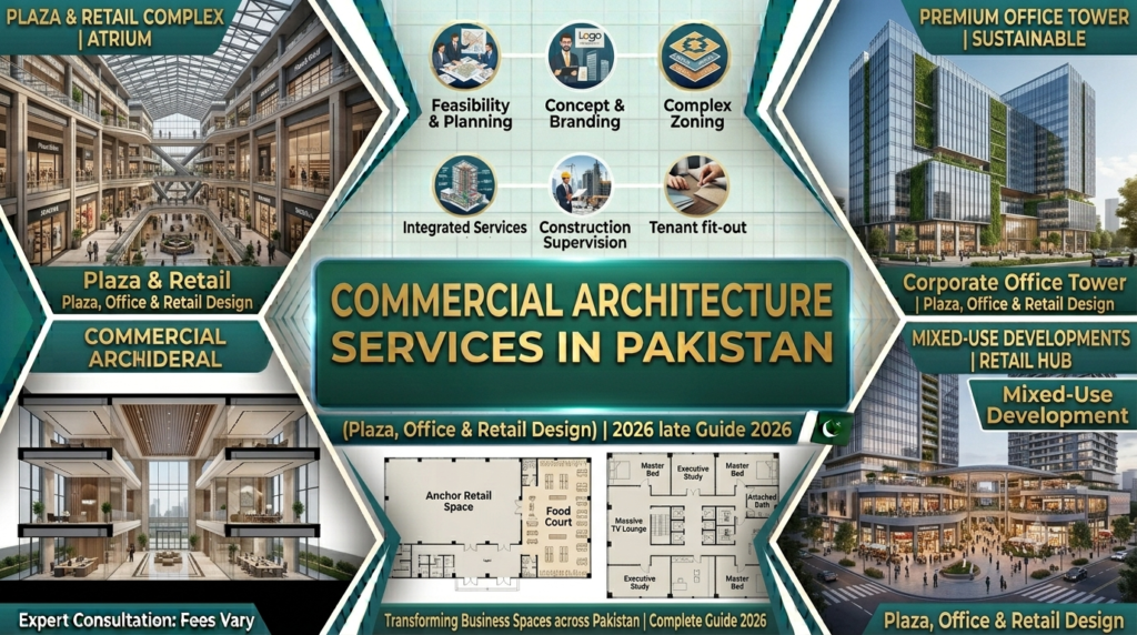 Commercial Architecture Services in Pakistan: Plaza, Office & Retail Design [2026]