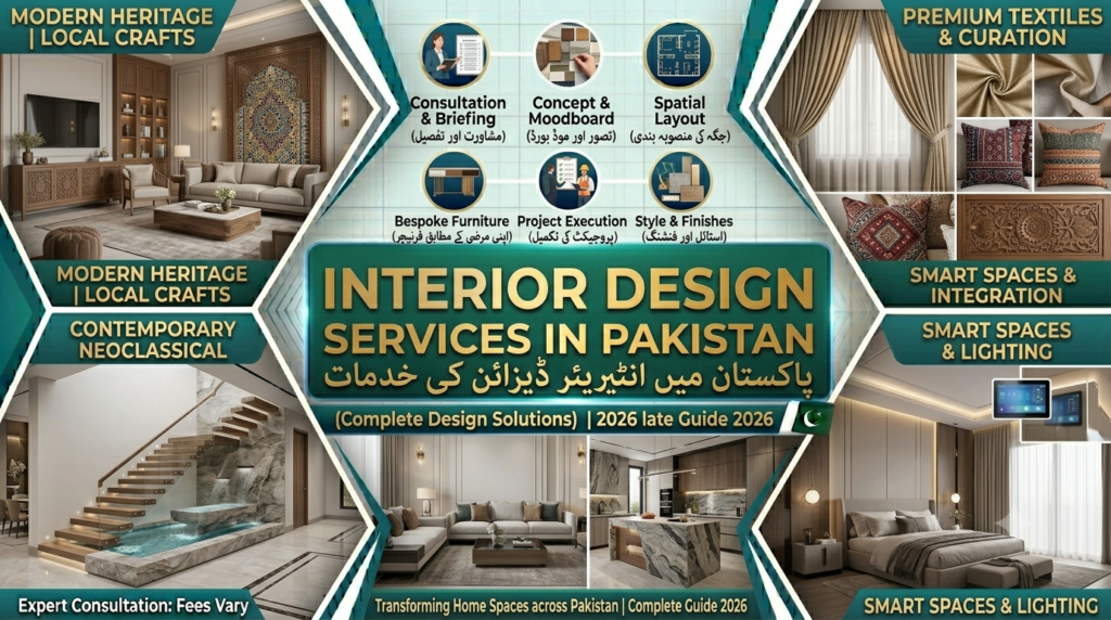 Interior Design Services in Pakistan | Home & Office Interiors [2026]